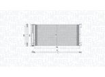 Magneti Marelli Condensatore Aria Condizionata 765X358X16 Per Vivaro B Opel Fiat Talento