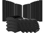 Set Di 4 Pannelli In Schiuma Acustica 42X16X30Cm - Isolamento Acustico - Pannelli Acustici Per Home Cinema E Studio - Assorbimento Acustico