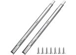 Guide Per Cassetti Di Alta Qualità - 10 Coppie - Montaggio Laterale - Lunghezza 600 Mm - Portata 45 Kg - Ideale Per Mobili Da Cucina E Ufficio