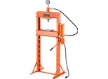 Pressa Idraulica 20 T Per Officina - Con Piastra Per Piegatura - Attrezzatura Professionale Per Officina