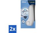 Glade - Holder Sense & Spray - Pure Clean Linen - 18 Ml - Confezione Risparmio - 2 Pezzi