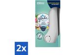 Glade - Holder Sense & Spray - Fiori Esotici Tropicali - 18 Ml - Confezione Risparmio - 2 Pezzi