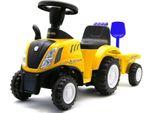 Trattore Giallo Baby Mix New Holland Con Trattore E Utensili