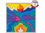 Goki Blocchi Da Costruzione In Legno Giocattolo Colorato Creativo Per Bambini