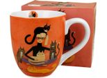 Duo Animals Xxl Jumbo Mug 1000 Ml Cat's World Cindy & Kitties New Bone China Porcelain