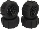 4Pcs 12Mm Hex Rc Ruote E Pneumatici Set 1/14 Per Wltoys 144001 144010 144011 124016 124017 124018 124019 124007 124008 124010