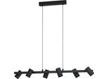 Eglo 99464 Gatuela 1 E14 6 Vie A Sospensione 1160X190Mm Nero