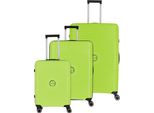 Travelite Carrello Orbita 4W Trolley L / M / S Limone Verde Chiaro