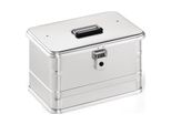 Cassetta In Alluminio L432Xl335Xh275Mm 29L Con Chiusure A Leva Incernierate Con Fori
