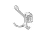 Gancio Per Cappello 0028 Doppio A. 90Mm Alluminio Argento Anod. H.100Mm Hermeta