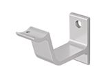 Supporto Per Corrimano 3553 Alluminio Anodizzato Argento Supporto Curvo Hermeta