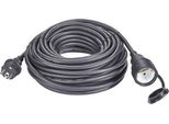Cavo Di Prolunga Renkforce [ Spina Contatto Di Terra - Presa Contatto Di Terra] 16 A Nero 20,00 M Renkforce