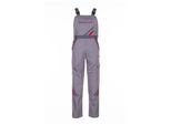 Pantaloni Da Lavoro Salopette Highline Zinco/Ardesia/Rosso Taglia 66