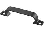 Maniglia A.21Mm L.112Mm L.14Mm Alu.Nero Fori 2 Hermeta