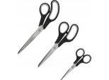 Set Di 3 Forbici: 140 Mm, 215 Mm, 245 Mm