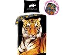 Halantex Biancheria Da Letto Animal Planet Tiger Cotone, 140/200, 70/90 Cm