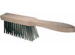 Spazzola Manuale In Filo D'acciaio L.310Mm In Acciaio Fuso A 4 File Osborn 0001110114