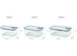 Mepal Set Glas Easyclip 3-Teilig (2X700 Ml+1500Ml) - Nordic Sage 242 X 172 X 148 106185094700