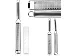 Grattugia Lunga 38 Cm - Acciaio Inox Per Formaggi E Spezie