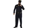 Costume Di Carnevale Della Polizia Vestito Realistico Distintivo Dell'uniforme Accessori Vestito Elegante Carnevale Cosplay Party Travestimento Creativo, Taglia: 56 - 58 (Xxl) Colore: Blu