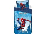 Biancheria Da Letto In Cotone Spiderman, 140X200 Cm & 60X80 Cm