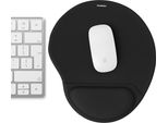 Imoshion Tappetino Mouse Ergonomico - Tappetino Mouse Con Poggiapolsi - 30 X 25 Cm - Nero