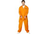 Smiffys - Costume Da Prigioniero "Evaso"" SM3388 (L) (Arancione)"