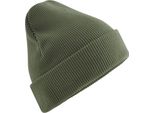 Beechfield - Berretto "Original"" Per Uomo/Donna Unisex, Con Polsini, Cotone Organico RW10830 (Taglia Unica) (Blu Navy)"
