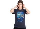 Alla Ricerca Di Nemo - Maglietta Da Donna "I Pesci Sono Amici"" TV25167 (Xl) (Blu Navy)"