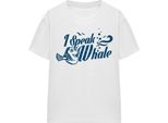 Alla Ricerca Di Nemo - Maglietta Da Donna "I Speak Whale"" TV25172 (L) (Bianco)"