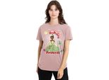 La Principessa E Il Ranocchio - Maglietta "Compleanno Della Principessa"" Per Donne TV25334 (L) (Rosa)"