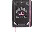 Something Different - Taccuino "Good Witch Social Club"", A5 SD10586 (Taglia Unica) (Nero/Rosa)"