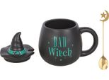 Something Different - Set Di Tazze E Cucchiai "Bad Witch"" SD10578 (Taglia Unica) (Nero/Verde)"