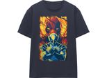 Deadpool & Wolverine - Maglietta "Best Bubs"" Da Donna TV25746 (Xl) (Blu Navy)"