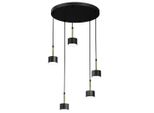 Milagro Arena Lampadario A Sospensione MLP7763 Nero / Oro