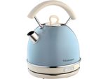 Ariete Wasserkocher Vintage Wasserkocher Blue, rund