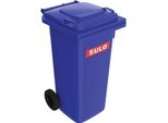 Sulo Bidone Per Rifiuti Grandi 120L Hdpe Blu Mobile, Secondo En 840 - 1072346