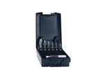 Exact 05937 Tapping Head 7-Piece Metric M3, M4, M5, M6, M8, M10 Right Hand Cutting Din 3126 Hss 1 Set