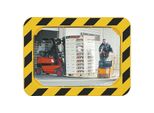 Specchio Di Sicurezza/Traffico H400Xl600Mm, Giallo/Nero Per 2 Direzioni 9M Spl