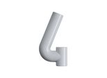 Numero Civico Numero 4 Speciale Poliammide 99 Bianco Puro 165Mm D.33Mm Hewi
