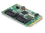 Delock Mini Pci Expr Card 2X Sata Iii 7Pin Int + 1X Pfost