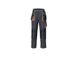 Pantaloni Da Uomo Taglia 46 Grigio Scuro/Nero/Arancio Terratrend