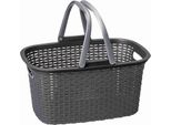 Rival 371-050 Cestino Per La Spesa In Rattan, 18 Litri, 44 X 28,5 X 23,5 Cm (Colore Casuale, 1 Pezzo)