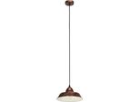 Eglo 49243 Auckland E27 Lampada A Sospensione Ø260Mm Color Rame Antico