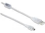 Delock Usb Kabel A -> Mini-B St/St 5.00M Transparent
