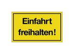 Cartello Keep Driveway Clear! L250Xw150Mm Giallo Nero Ku.
