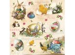 Tovaglioli Animali Di Pasqua 33X33Cm 20Pz.