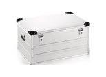 Cassetta In Alluminio L782Xl585Xh410Mm 157L Con Coperchio Incernierato E Angoli Impilabili