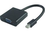 Microconnect - Mini Displayport-Vga Mini Displayport Vga (D-Sub) Nero - Adattatore Cavo Video (Mini Displayport, Vga (D-Sub), Maschio, Femmina, Nero)