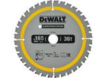 Dewalt DT1950-QZ Lama Circolare 165 X 20 Mm, 36 Denti, Legno Inchiodato